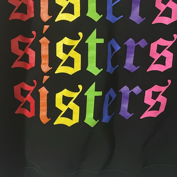 James Charles SISTERS Rainbow Hoodie Pullover Unisex Adult Size Med - Picture 6 of 9